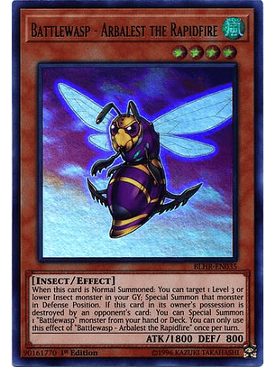 Battlewasp - Arbalest the Rapidfire - BLHR-EN035 - Ultra Rare 