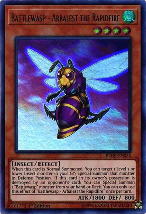 Battlewasp - Arbalest the Rapidfire - BLHR-EN035 - Ultra Rare 