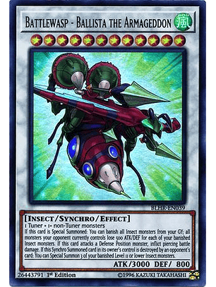 Battlewasp - Ballista the Armageddon - BLHR-EN039 - Ultra Rare