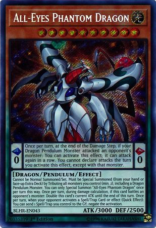 All-Eyes Phantom Dragon - BLHR-EN043 - Secret Rare 1