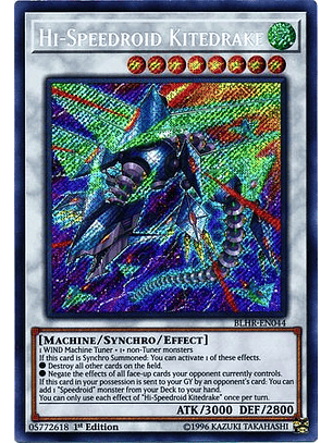 Hi-Speedroid Kitedrake - BLHR-EN044 - Secret Rare