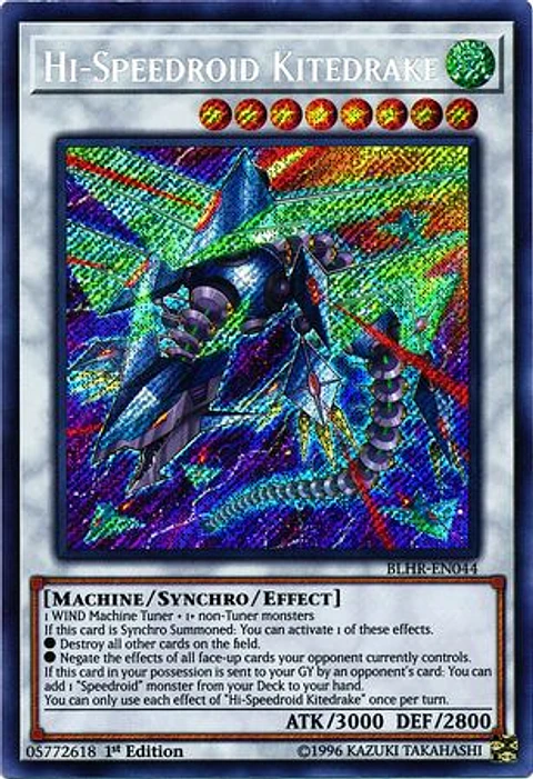 Hi-Speedroid Kitedrake - BLHR-EN044 - Secret Rare