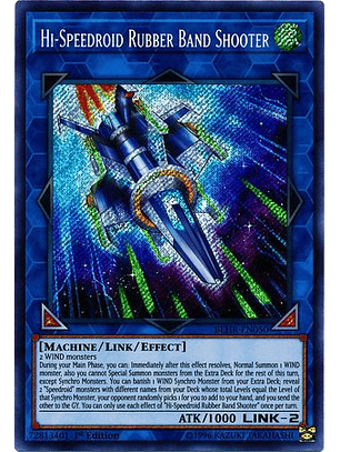 Hi-Speedroid Rubber Band Shooter - BLHR-EN050 - Secret Rare 