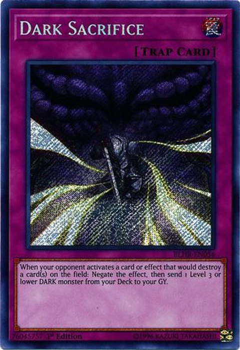 Dark Sacrifice - BLHR-EN056 - Secret Rare