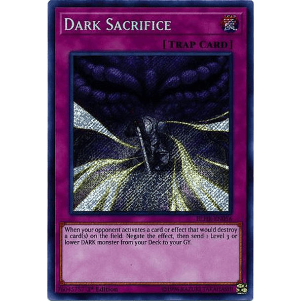 Dark Sacrifice - BLHR-EN056 - Secret Rare