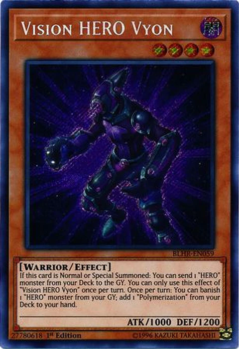 Vision HERO Vyon - BLHR-EN059 - Secret Rare