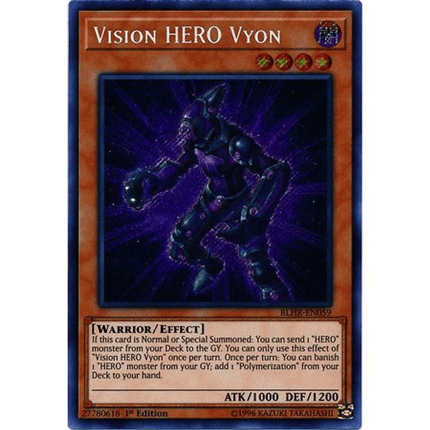 Vision HERO Vyon - BLHR-EN059 - Secret Rare