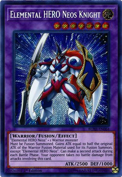Elemental HERO Neos Knight - BLHR-EN064 - Secret Rare