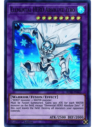 Elemental HERO Absolute Zero - BLHR-EN065 - Ultra Rare
