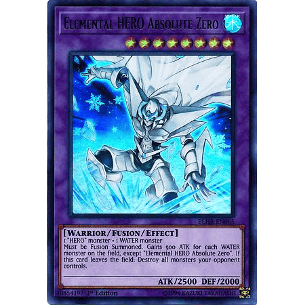 Elemental HERO Absolute Zero - BLHR-EN065 - Ultra Rare