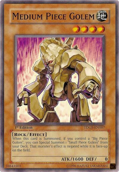 Medium Piece Golem - TDGS-EN007 - Common 1
