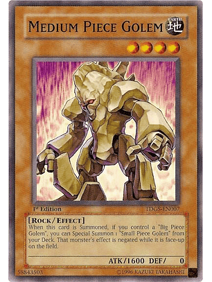 Medium Piece Golem - TDGS-EN007 - Common