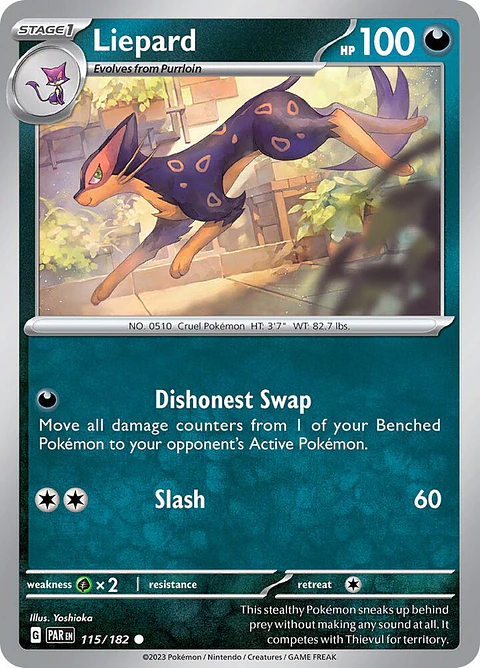 Liepard - 115/182 - Common - PAR