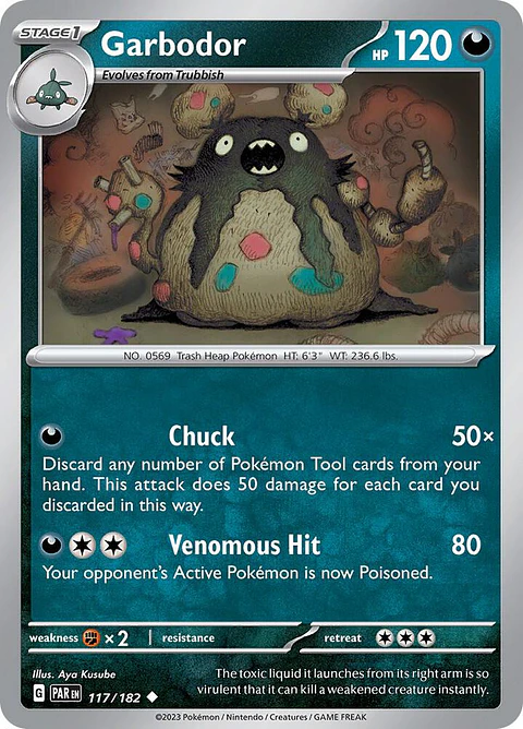 Garbodor - 117/182 - Uncommon - PAR