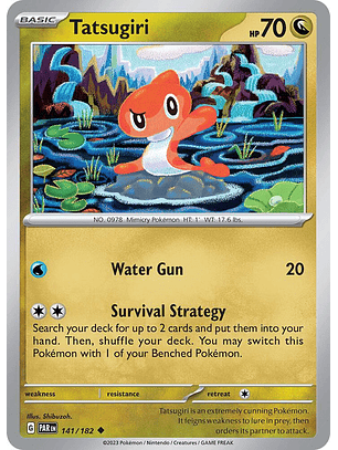 Tatsugiri - 141/182 - Uncommon - PAR