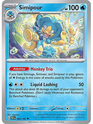 Simipour - 042/182 - Uncommon - PAR
