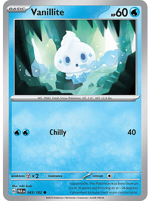 Vanillite - 043/182 - Common - Par