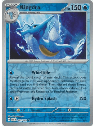 Kingdra - 032/182 - Holo Rare - PAR