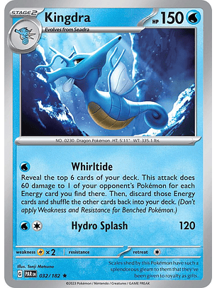 Kingdra - 032/182 - Holo Rare - PAR