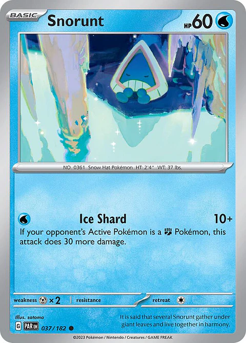 Snorunt - 037/182 - Common - PAR