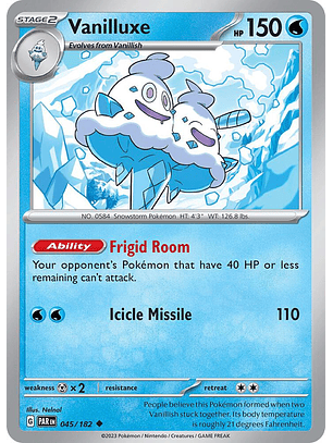Vanilluxe - 045/182 - Uncommon - PAR