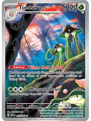 Toedscruel - 185/182 - Illustration Rare - PAR