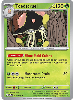 Toedscruel - 017/182 - Uncommon - PAR