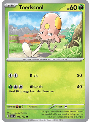 Toedscool - 016/182 - Common - PAR