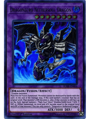 Dragonecro Nethersoul Dragon - BLHR-EN066 - Ultra Rare