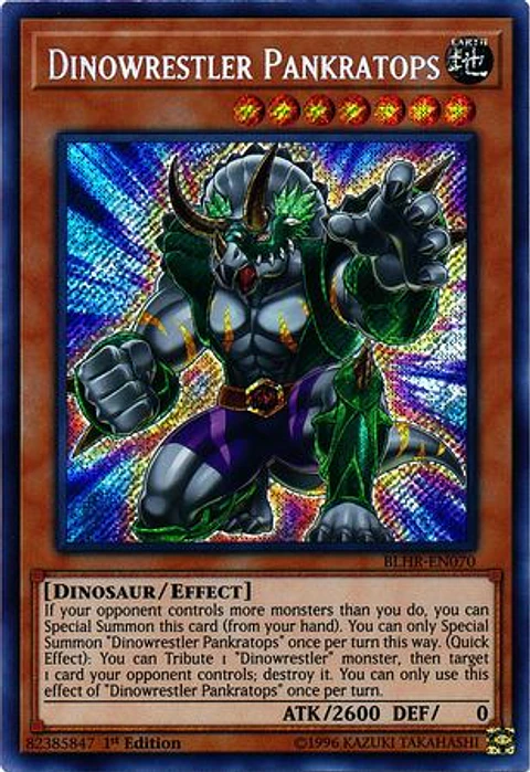 Dinowrestler Pankratops - BLHR-EN070 - Secret Rare 