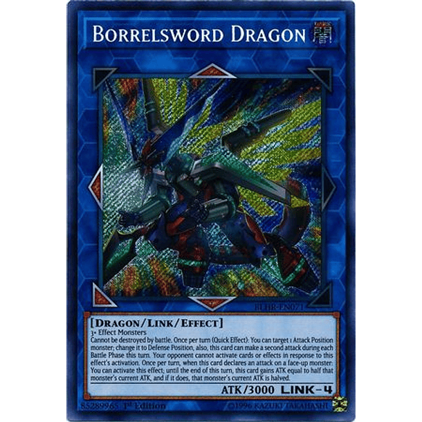 Borrelsword Dragon - BLHR-EN071 - Secret Rare