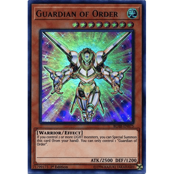 Guardian of Order - BLHR-EN075 - Ultra Rare