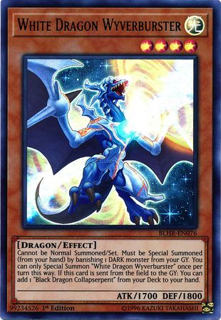 White Dragon Wyverburster - BLHR-EN076 - Ultra Rare 1