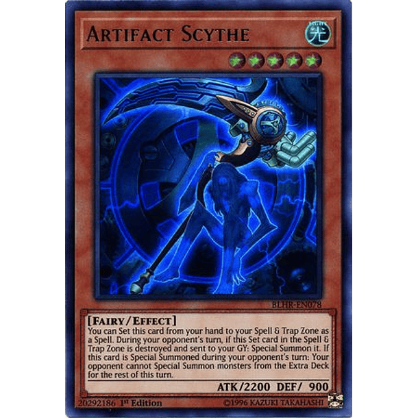 Artifact Scythe - BLHR-EN078 - Ultra Rare