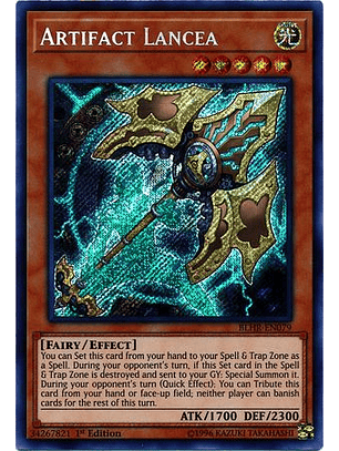 Artifact Lancea - BLHR-EN079 - Secret Rare 
