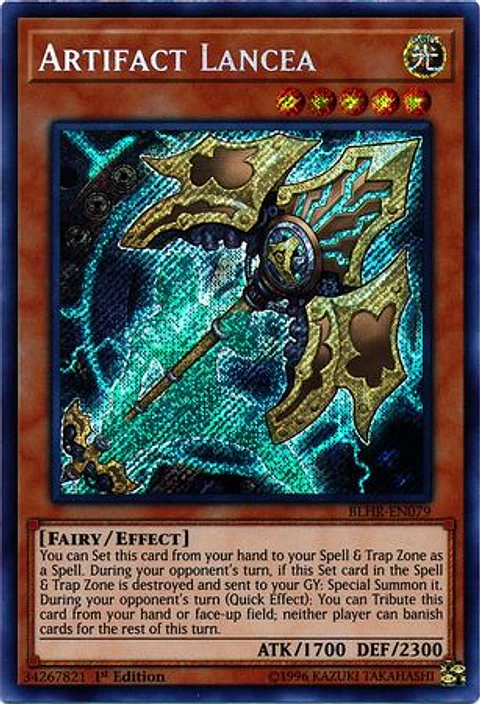 Artifact Lancea - BLHR-EN079 - Secret Rare 