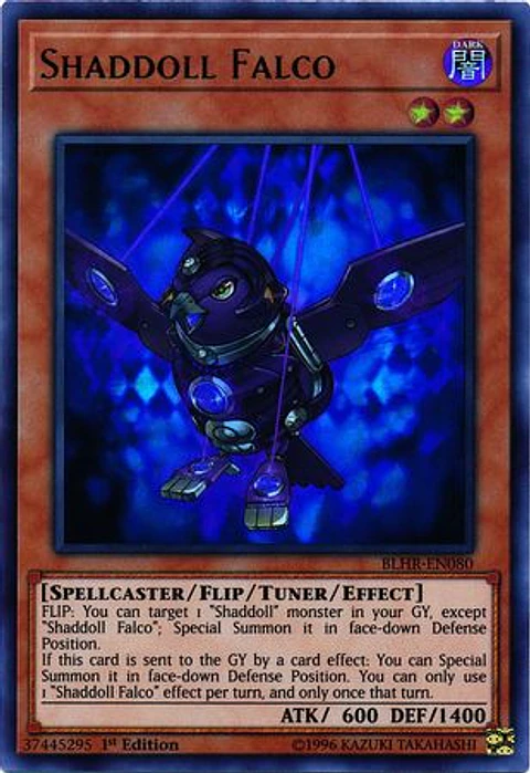 Shaddoll Falco - BLHR-EN080 - Ultra Rare 