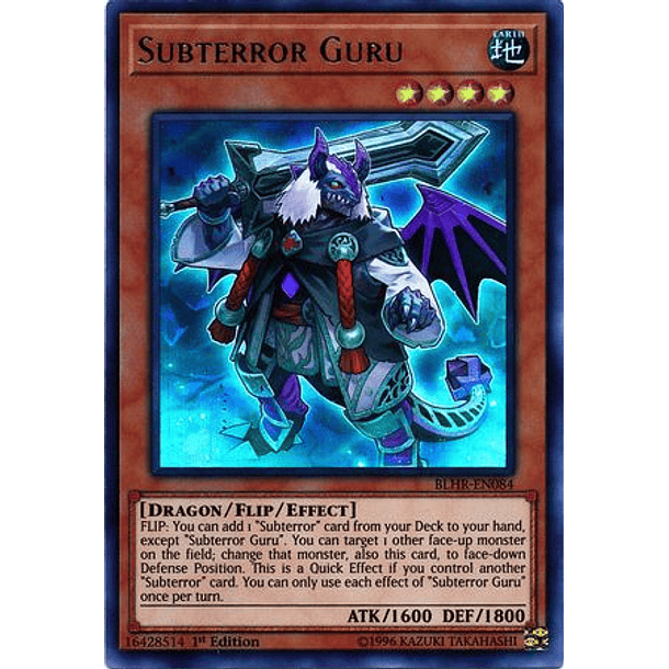 Subterror Guru - BLHR-EN084 - Ultra Rare