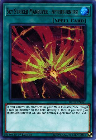 Sky Striker Maneuver - Afterburners! - BLHR-EN091 - Ultra Rare 1