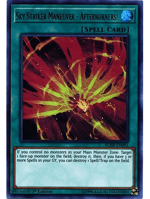 Sky Striker Maneuver - Afterburners! - BLHR-EN091 - Ultra Rare