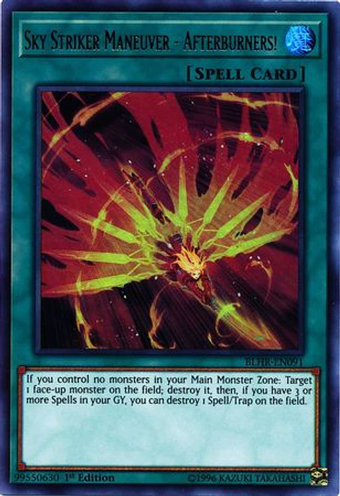 Sky Striker Maneuver - Afterburners! - BLHR-EN091 - Ultra Rare