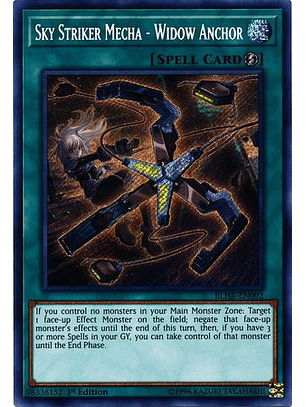Sky Striker Mecha - Widow Anchor - BLHR-EN092 - Secret Rare