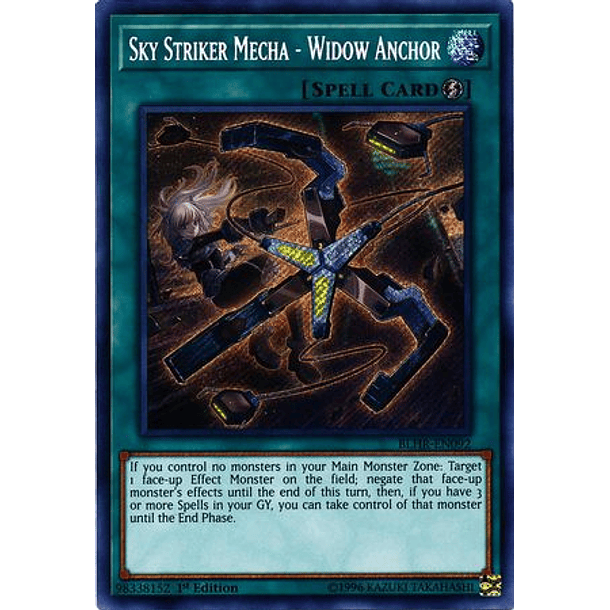 Sky Striker Mecha - Widow Anchor - BLHR-EN092 - Secret Rare