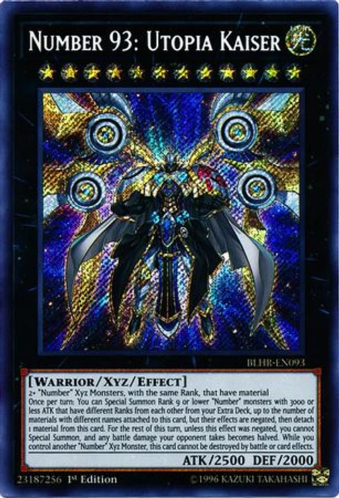 Number 93: Utopia Kaiser - BLHR-EN093 - Secret Rare
