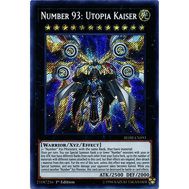 Number 93: Utopia Kaiser - BLHR-EN093 - Secret Rare