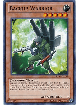 Backup Warrior - BP01-EN159 - common