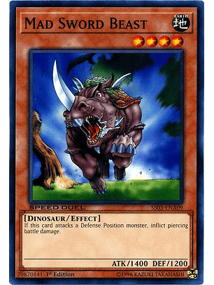 Mad Sword Beast - SS03-ENA09 - Common