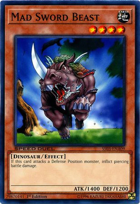 Mad Sword Beast - SS03-ENA09 - Common