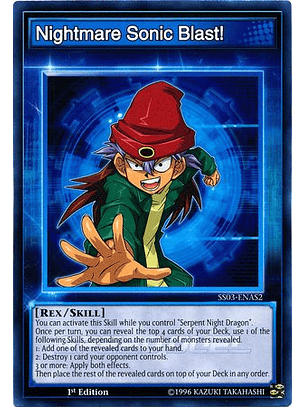 Nightmare Sonic Blast! - SS03-ENAS2 - Common