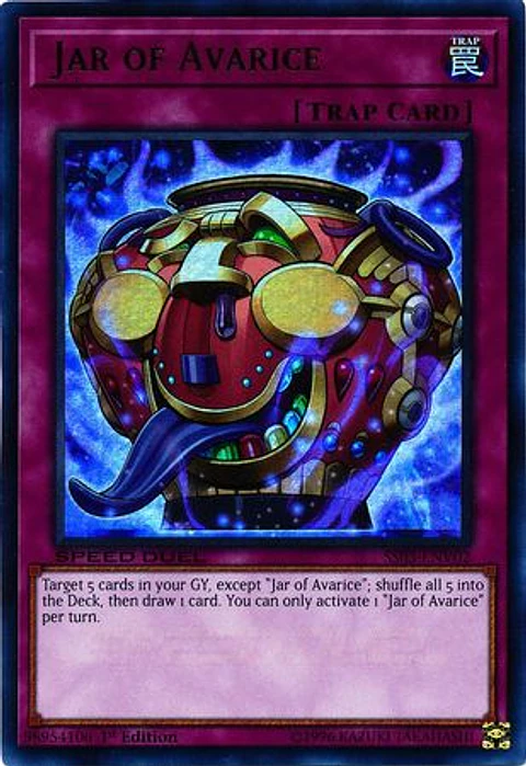 Jar of Avarice - SS03-ENV02 - Ultra Rare